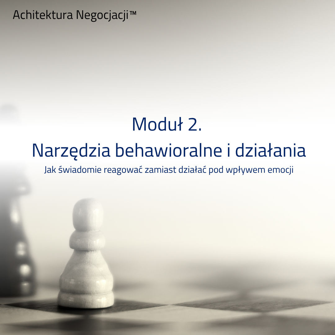 Moduł 2. Narzędzia behawioralne i działania