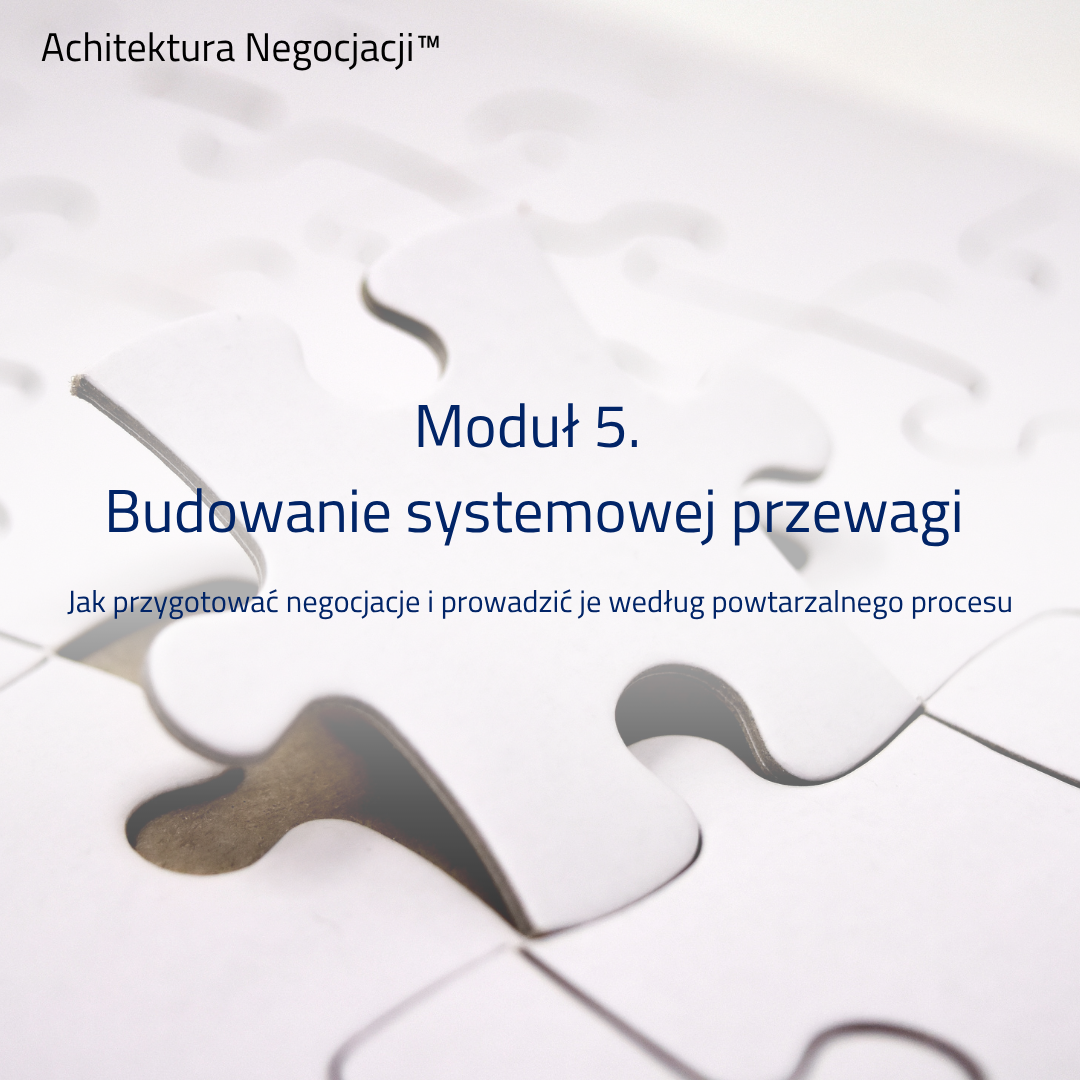 Moduł 5. Budowanie systemowej przewagi