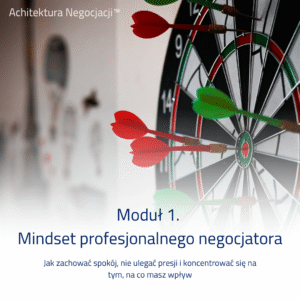 Moduł 1. Mindset profesjonalnego negocjatora